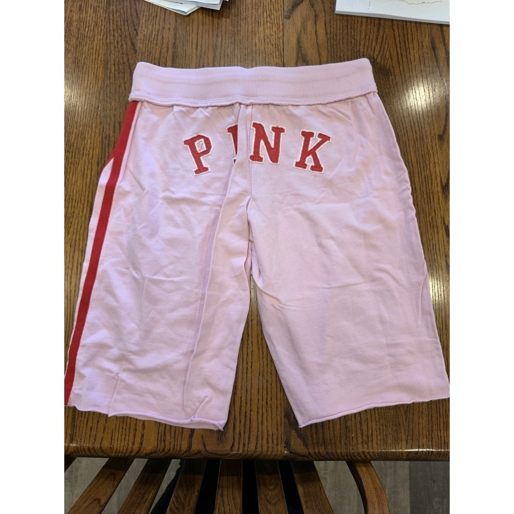 PINK Victoria's Secret Pink Bermuda Sweat Shorts Women's Medium Y2K Athleisure